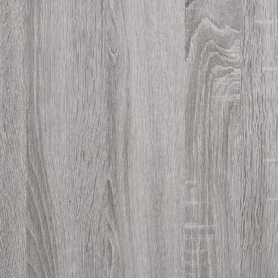 vidaXL Kúpeľňová skrinka sivý dub sonoma 30x30x100 cm kompozitné drevo