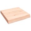 vidaXL K&uacute;peľňov&aacute; doska 40x40x(2-6) cm neo&scaron;etren&yacute; mas&iacute;v