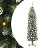 vidaXL Umel&yacute; chud&yacute; vianočn&yacute; strom Zelen&aacute; a biela 180 cm