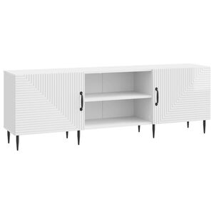 vidaXL TV skrinka 150 x 31 x 50 cm Biela s vysok&yacute;m leskom