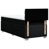 vidaXL Boxspring posteľ s matracom čierna 100x200 cm látka