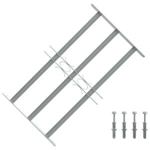 Nastaviteľn&aacute; bezpečnostn&aacute; okenn&aacute; mreža s 3 priečkami 500-650 mm