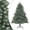 vidaXL Umel&yacute; vianočn&yacute; stromček s podstavcom 210 cm PVC