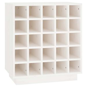 VidaXL Skrinka na v&iacute;no biela 55,5x34x61 cm mas&iacute;vna borovica