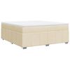 vidaXL Posteľn&yacute; r&aacute;m boxspring s matracom kr&eacute;mov&yacute; 180x200 cm l&aacute;tka