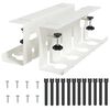vidaXL &Uacute;ložn&yacute; box na k&aacute;ble pod st&ocirc;l 2 pcs Biela 43 x 10 x 15 cm Oceľ