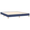 vidaXL Posteľn&yacute; r&aacute;m boxspring s matracom modr&yacute; 160x200 cm l&aacute;tka