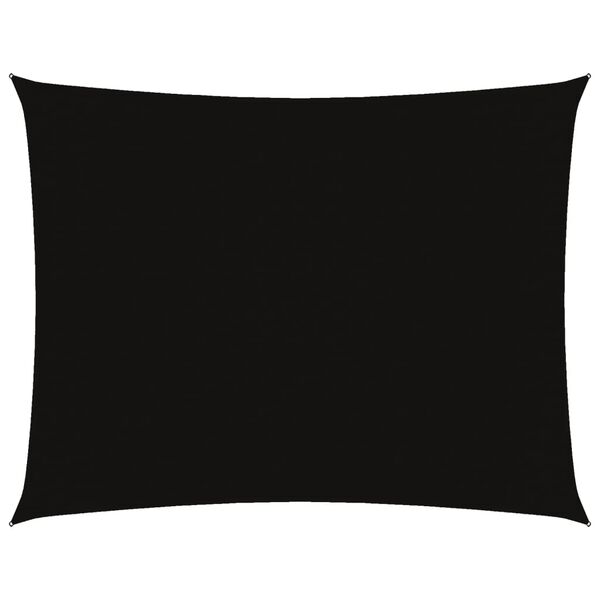 vidaXL Tieniaca plachta, oxford, obdĺžniková 3x6 m, čierna