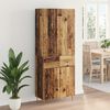 vidaXL Highboard Star&eacute; drevo 69,5 x 34 x 180 cm Kompozitn&eacute; drevo