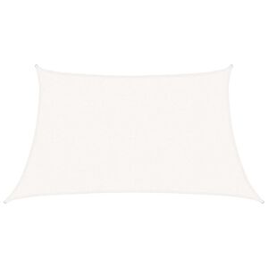 vidaXL Tieniaca plachta 160 g/m&sup2; biela 3/4x2 m HDPE