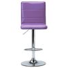 vidaXL Barov&aacute; stolička fialov&aacute; umel&aacute; koža