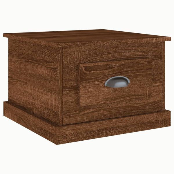 vidaXL Konferenčn&yacute; stol&iacute;k Hned&yacute; dub 50x50x35 cm spracovan&eacute; drevo