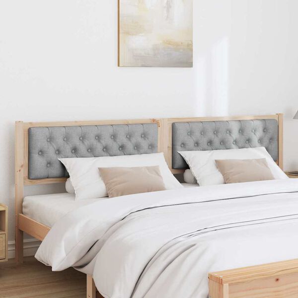 vidaXL Zadn&eacute; čelo In&yacute; Hned&aacute; a svetlo &scaron;ed&aacute; 200 cm Borovicov&yacute; mas&iacute;v