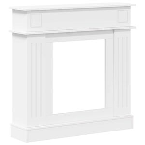vidaXL R&aacute;m krbu Biela 102 x 26 x 100 cm Kompozitn&eacute; drevo