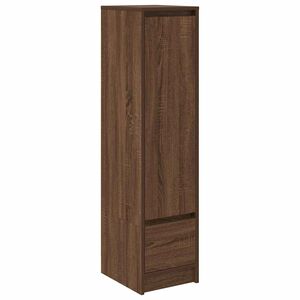 vidaXL Highboard Hned&yacute; Dub 29,5x34x119,5 cm Kon&scaron;trukt&eacute;rske drevo