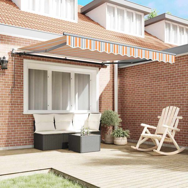 vidaXL Zatemniteľn&aacute; mark&iacute;za Viacfarebn&yacute; 300 x 250 cm Tkanina a hlin&iacute;k