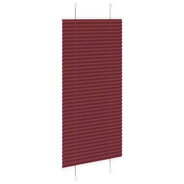 vidaXL plisovan&aacute; roleta Bordeaux červen&aacute; 60x150 cm &Scaron;&iacute;rka l&aacute;tky 59,4 cm