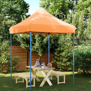 vidaXL Skladac&iacute; pop-up p&aacute;rty stan oranžov&yacute; 200x200x306 cm