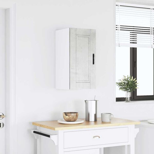 vidaXL Kuchynsk&aacute; n&aacute;stenn&aacute; skrinka Porto, bet&oacute;novo siv&eacute;