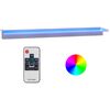 vidaXL Vodop&aacute;dov&yacute; prepad s RGB LED di&oacute;dami nehrdzavej&uacute;ca oceľ 108 cm