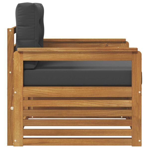 vidaXL Z&aacute;hradn&aacute; s&uacute;prava gaučov Mas&iacute;vne ak&aacute;ciov&eacute; drevo a polyester