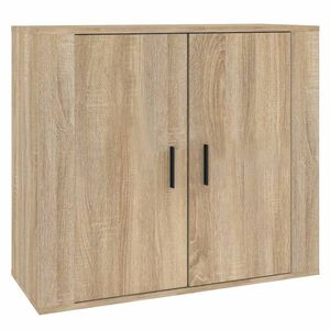 vidaXL Komoda dub sonoma 80x33x70 cm spracovan&eacute; drevo