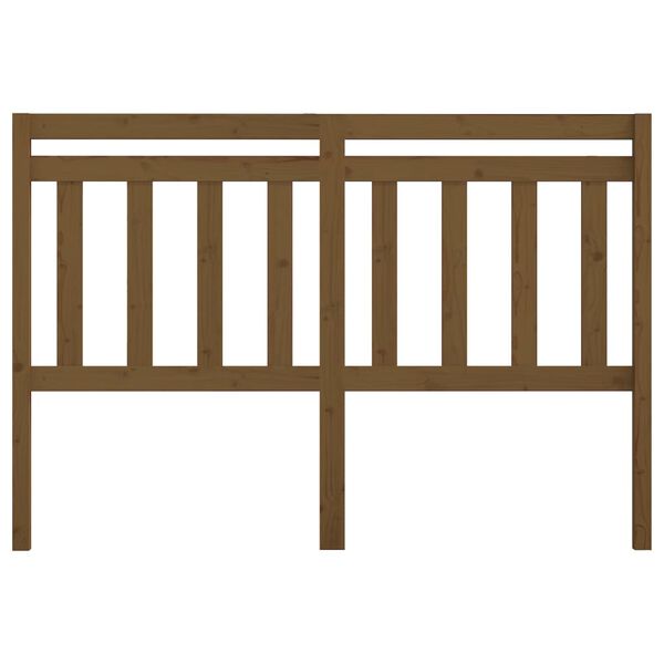 vidaXL Čelo postele medovo-hned&eacute; 156x4x100 cm mas&iacute;vna borovica