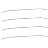 vidaXL Nosn&iacute;k plachty na pr&iacute;vesy 4 Strieborn&aacute; 102-155 cm Hlin&iacute;k