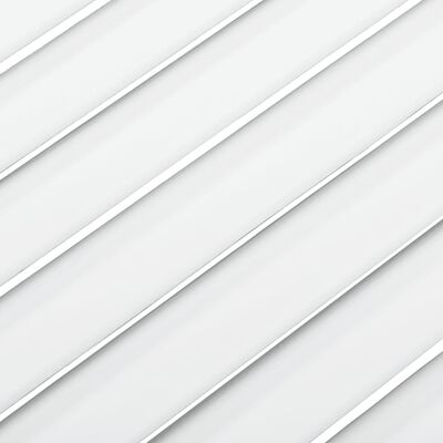 vidaXL Lamelové dvierka na skrinku, biele 61,5x49,4 cm, borovica