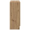 vidaXL Knižnica dub artisan 82,5x30,5x80 cm kompozitn&eacute; drevo