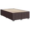 vidaXL Boxspring posteľ s matracom tmavohned&aacute; 120x200 cm l&aacute;tka