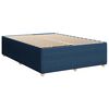 vidaXL Posteľn&yacute; r&aacute;m boxspring s matracom modr&yacute; 140x200 cm l&aacute;tka
