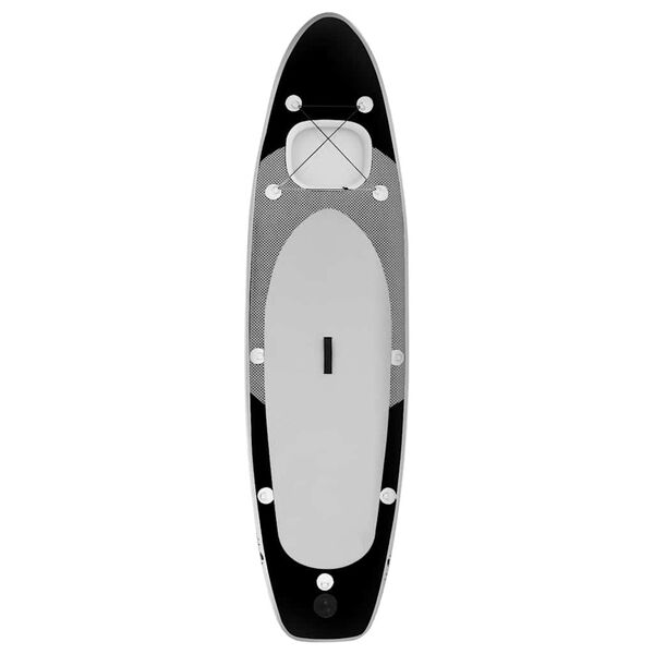 vidaXL Nafukovací Stand up paddleboard, čierny 360x81x10 cm