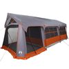 vidaXL Rodinn&yacute; stan &Scaron;ed&aacute; a oranžov&aacute; 620 x 322 x 240 cm Polyester