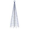 vidaXL LED vianočn&yacute; stromček s hrotmi 570 LED modr&eacute; 300 cm