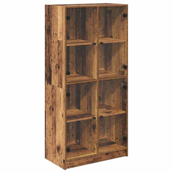 vidaXL Highboard Star&eacute; drevo 68 x 37 x 142 cm Kompozitn&eacute; drevo