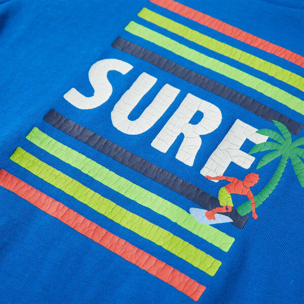 Detsk&eacute; tričko žiarivomodr&eacute; 140