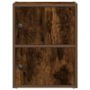 vidaXL Knižnica dymov&yacute; dub 40x24x52 cm kompozitn&eacute; drevo