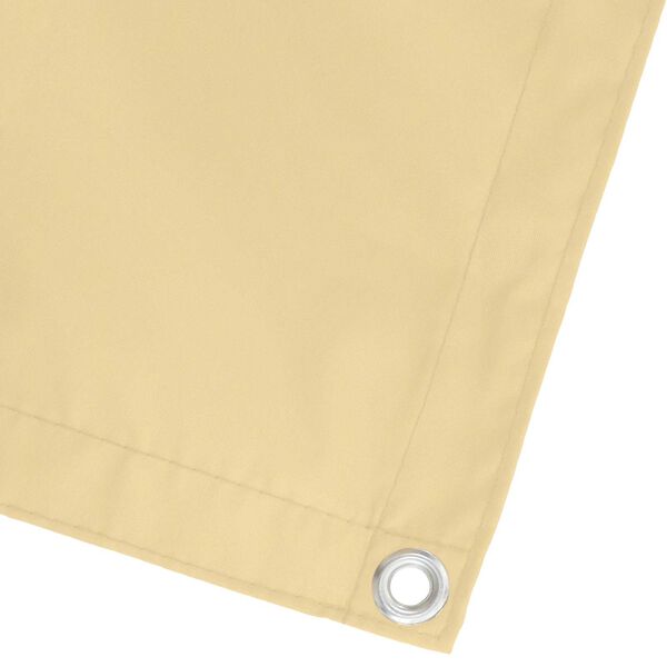 vidaXL Balk&oacute;nov&aacute; obrazovka Pieskov&aacute; 100 x 400 cm Oxfordsk&aacute; l&aacute;tka