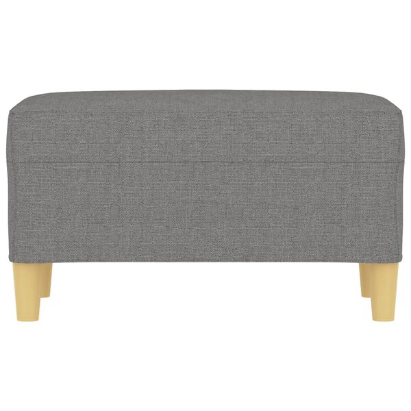 vidaXL Lavica tmavosivá 70x35x41 cm látka