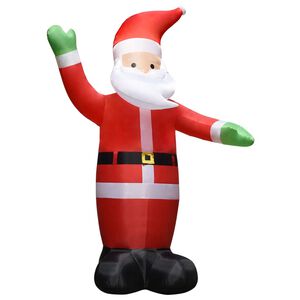 vidaXL Nafukovac&iacute; Santa Claus s LED di&oacute;dami vianočn&aacute; dekor&aacute;cia IP44 4,5 m