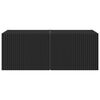 vidaXL TV n&aacute;stenn&aacute; skriňa N&aacute;stenn&yacute; 2 pcs Čierna 60 x 31 x 29,5 cm