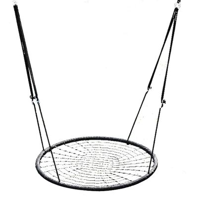 Hojdačka v tvare kruhu so sieťovým sedadlom