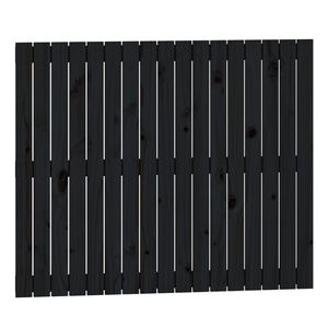 vidaXL N&aacute;stenn&eacute; čelo postele čierne 108x3x90 cm mas&iacute;vna borovica