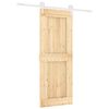 vidaXL Posuvn&eacute; dvere Pr&iacute;rodn&aacute; a biela 80 x 210 cm