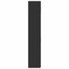 vidaXL &Uacute;ložn&aacute; skrinka čierna 70x42,5x225 cm kompozitn&eacute; drevo
