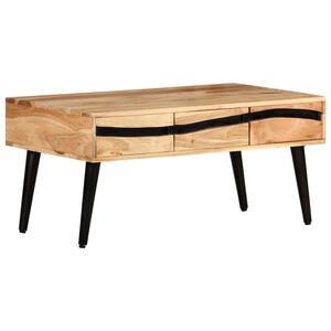 vidaXL Konferenčn&yacute; stol&iacute;k 88x50x42 cm mas&iacute;vne ak&aacute;ciov&eacute; drevo