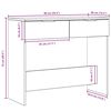 vidaXL Konzolov&yacute; stol&iacute;k Artisan Dub 90x36x75 cm Kon&scaron;trukt&eacute;rske drevo