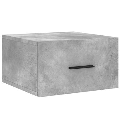 vidaXL Nástenný nočný stolík betónovo sivý 35x35x20 cm