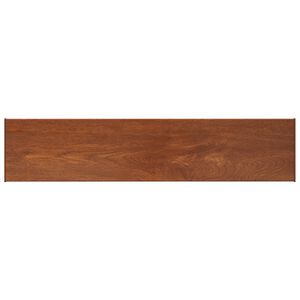 vidaXL Parapetn&eacute; dosky Hned&eacute; drevo 120 x 30 x 4,5 cm PVC